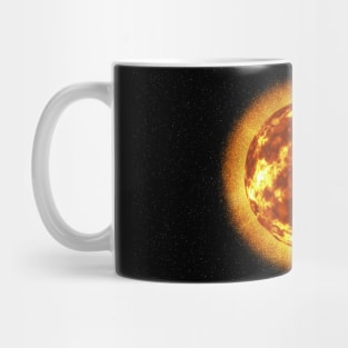 The Sun's Surface - Orange Mug